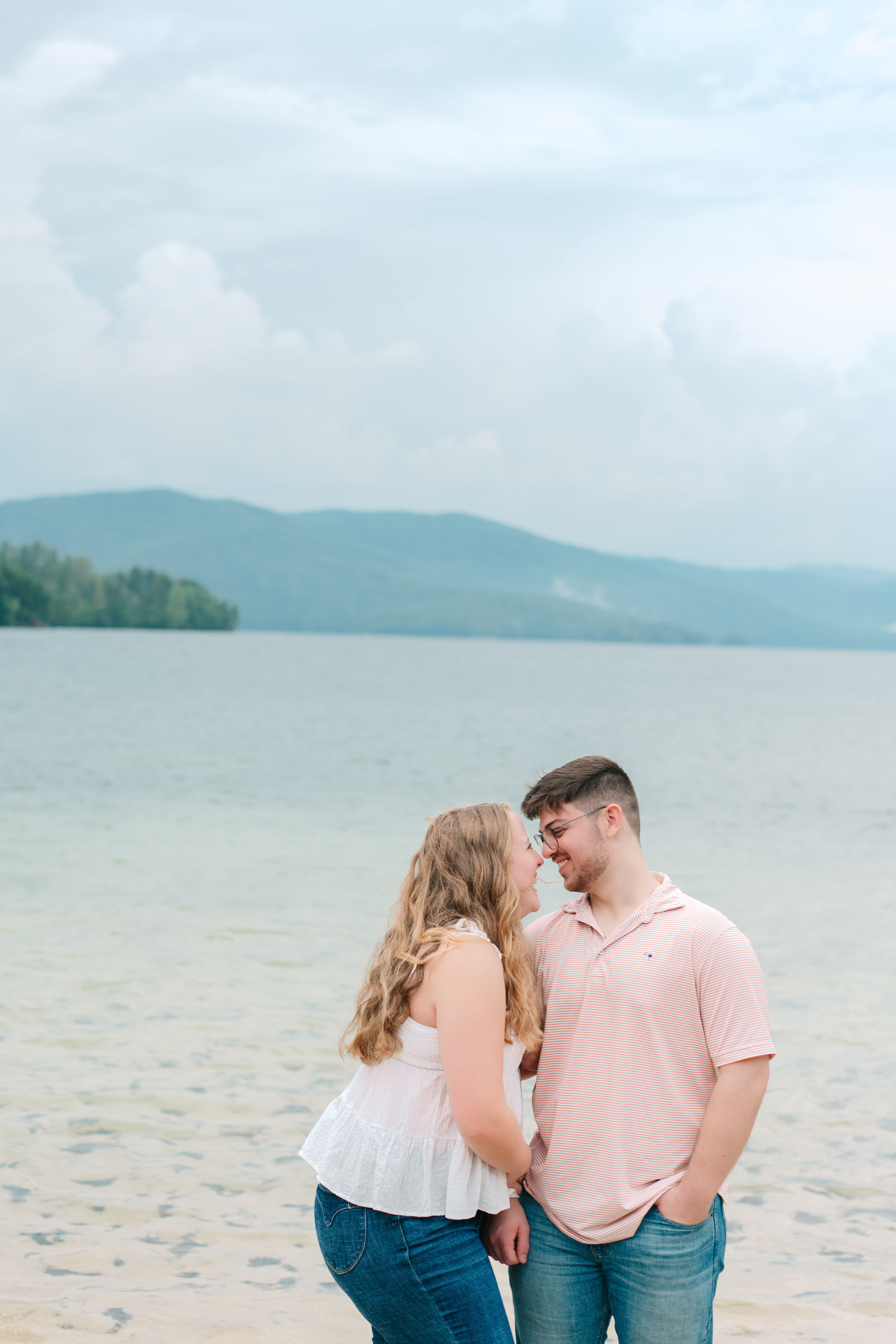 Katie and Seth Lake Jocassee Engagement Session