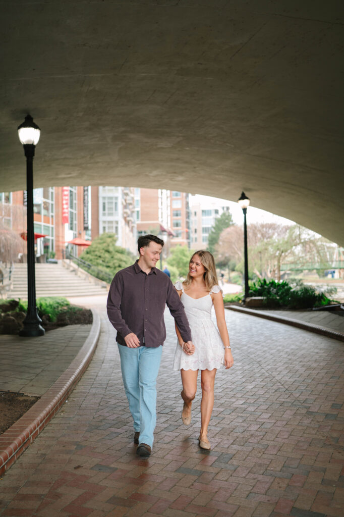 Falls Park Engagement Session