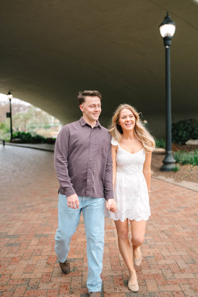 Falls Park Engagement Session