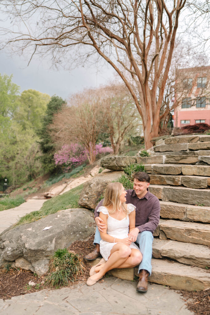 Falls Park Engagement Session