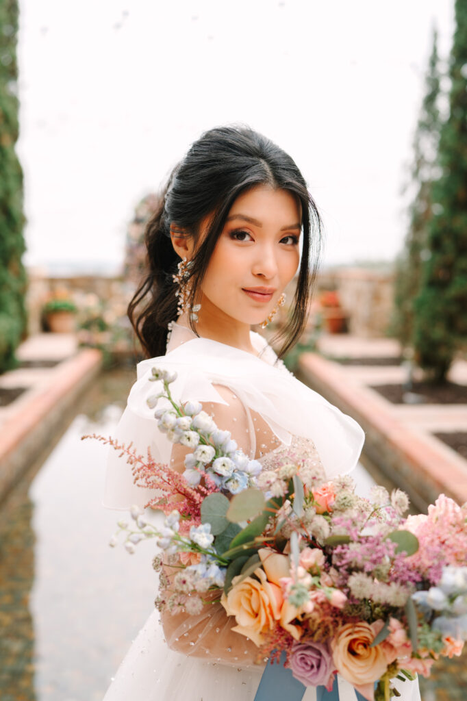 Styled Shoots Across America is a great way to get ideas for your wedding. The photographers and vendors work together to create inspiring setups, which sparks ideas for couples like you.