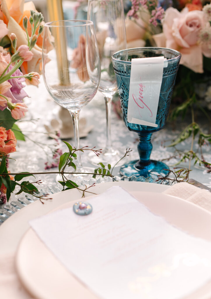 Styled Shoots Across America is a great way to get ideas for your wedding. The photographers and vendors work together to create inspiring setups, which sparks ideas for couples like you.